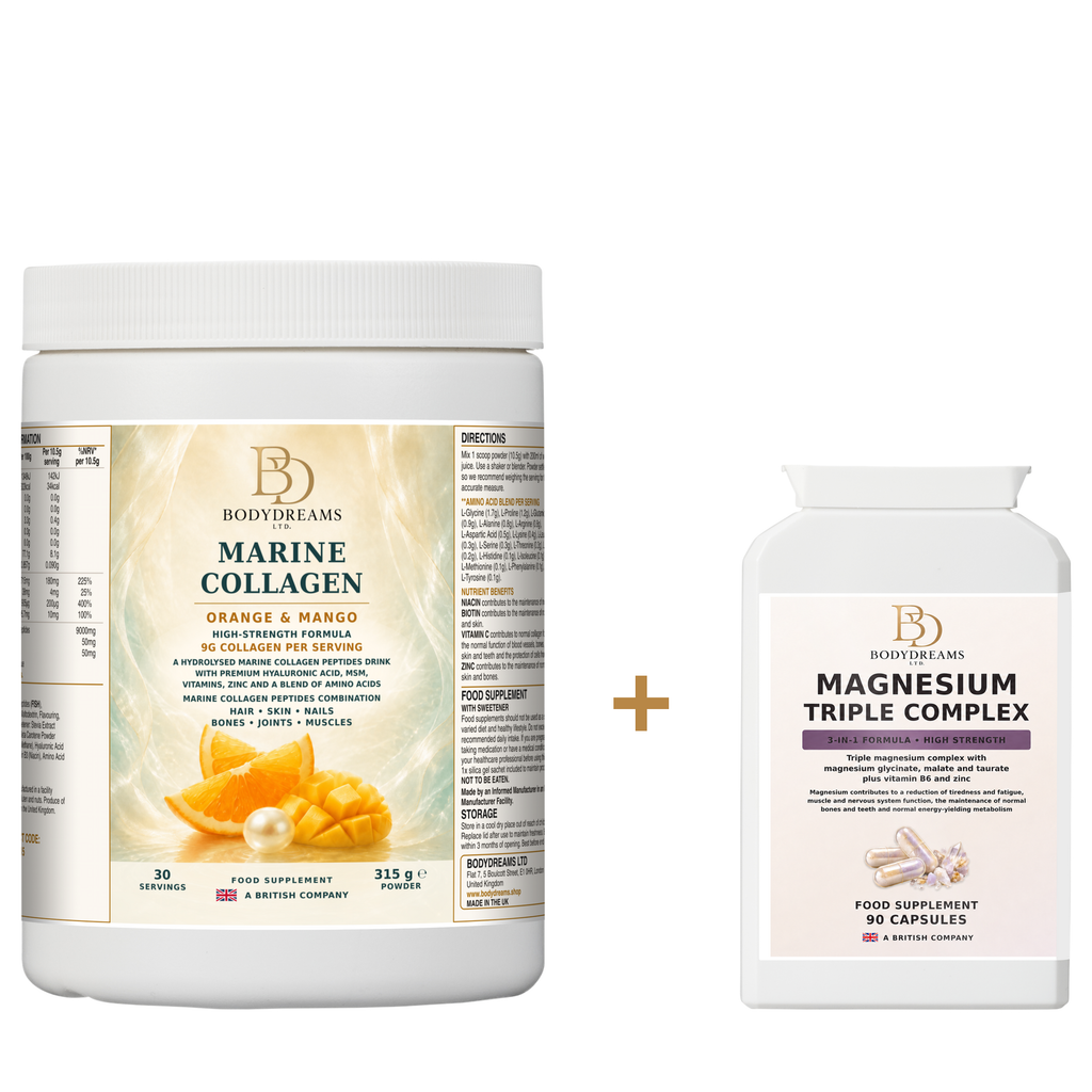 Marine Collagen + Magnesium Triple Complex Bundle