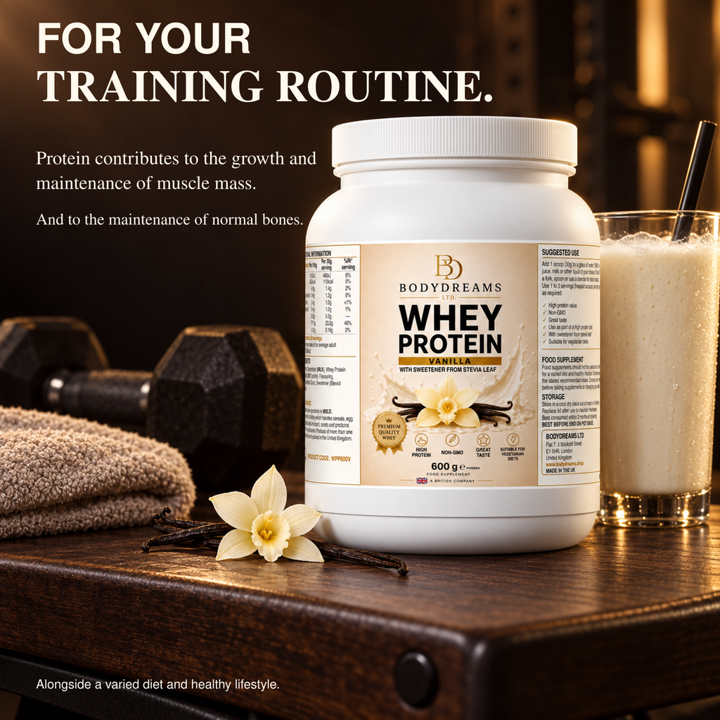 Vanilla Whey Protein Isolate Powder – 600g