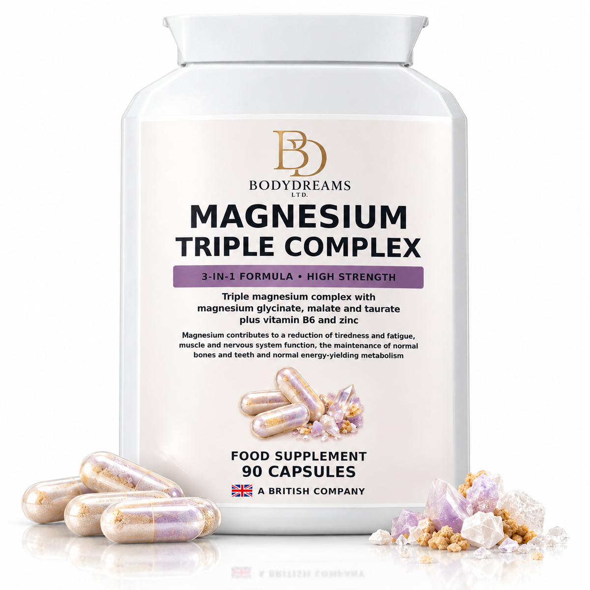Magnesium Triple Complex 90 Capsules