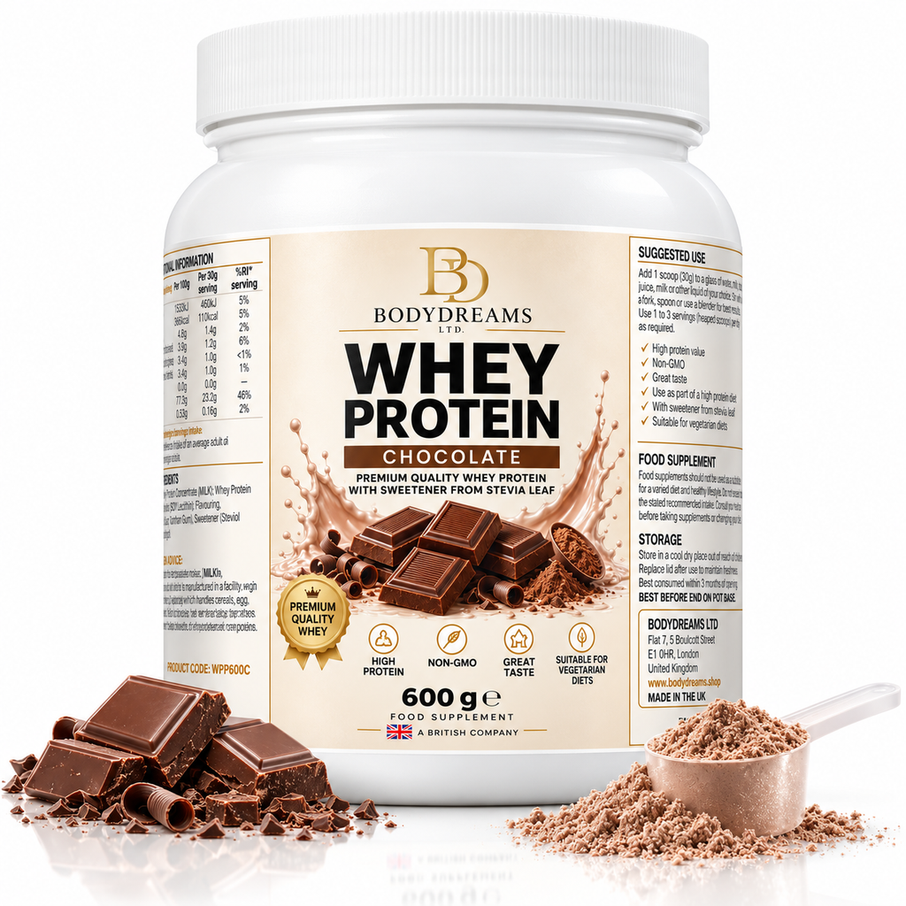 Chocolate Whey Protein Isolate Powder – 600g