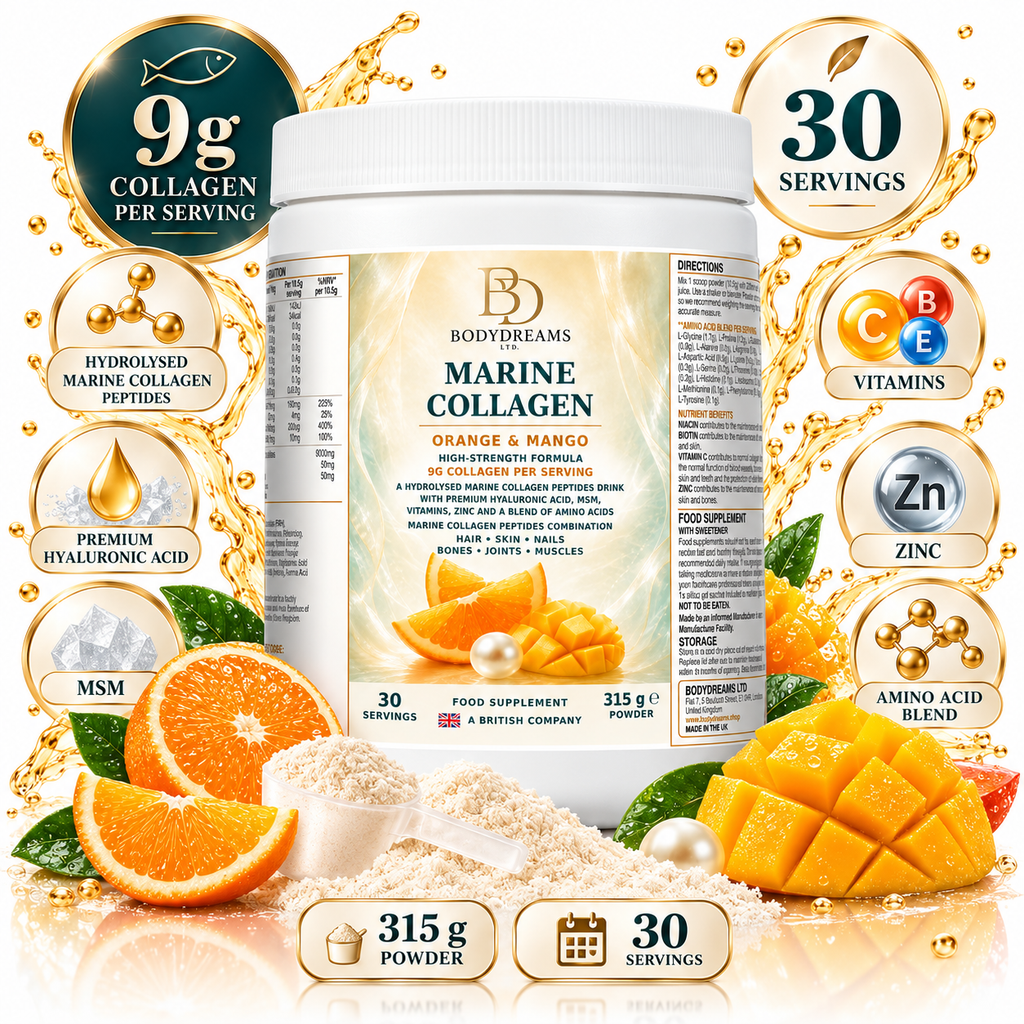 Marine Collagen – Orange & Mango – 315g