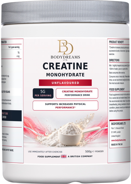 100% Creatine Monohydrate 500g + Pre-Workout Orange 440g Bundle